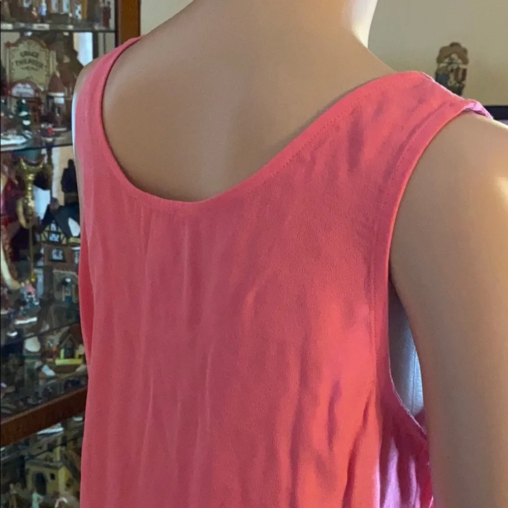 J.Crew hot pink tank top summer blouse size 2